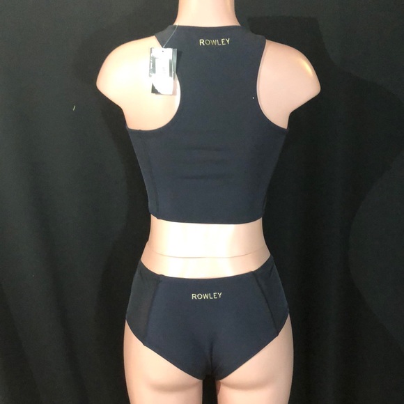 NWT CYNTHIA ROWLEY Long Line Scuba Bikini Swim - Picture 6 of 8